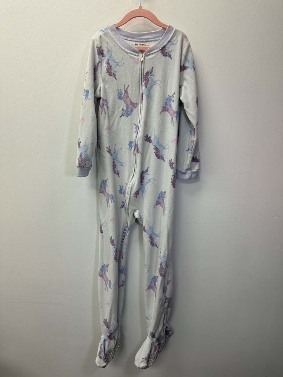CARTERS FLEECE UNICORN SLEEPER SIZE 7