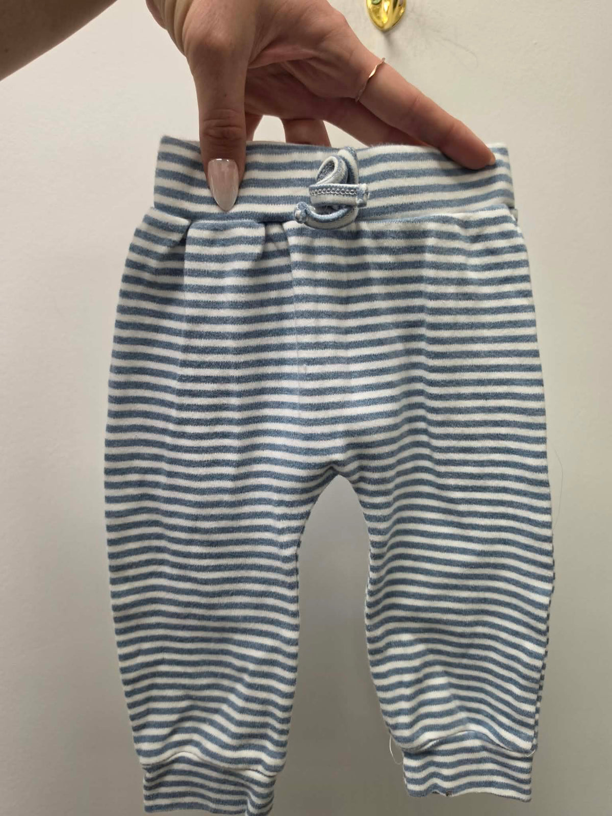 RABBIT + BEAR STRIPPED PANTS SIZE 6-9M