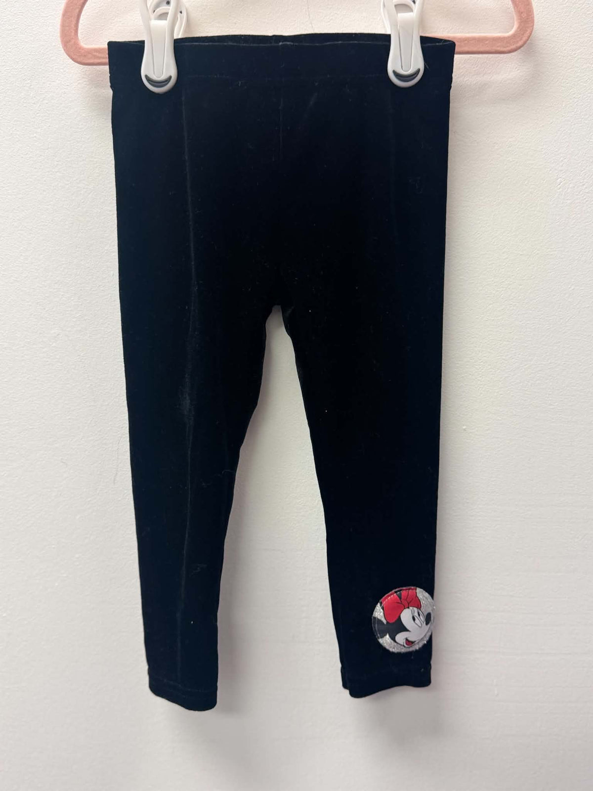 DISNEY MINNIE MOUSE VELVET LEGGINGS SIZE 2T
