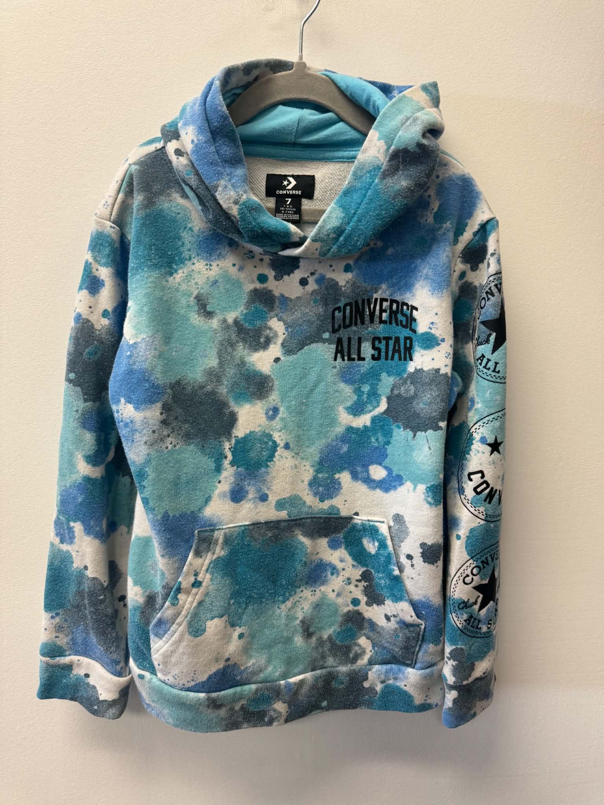 CONVERSE TIE DYE HOODIE SIZE 7