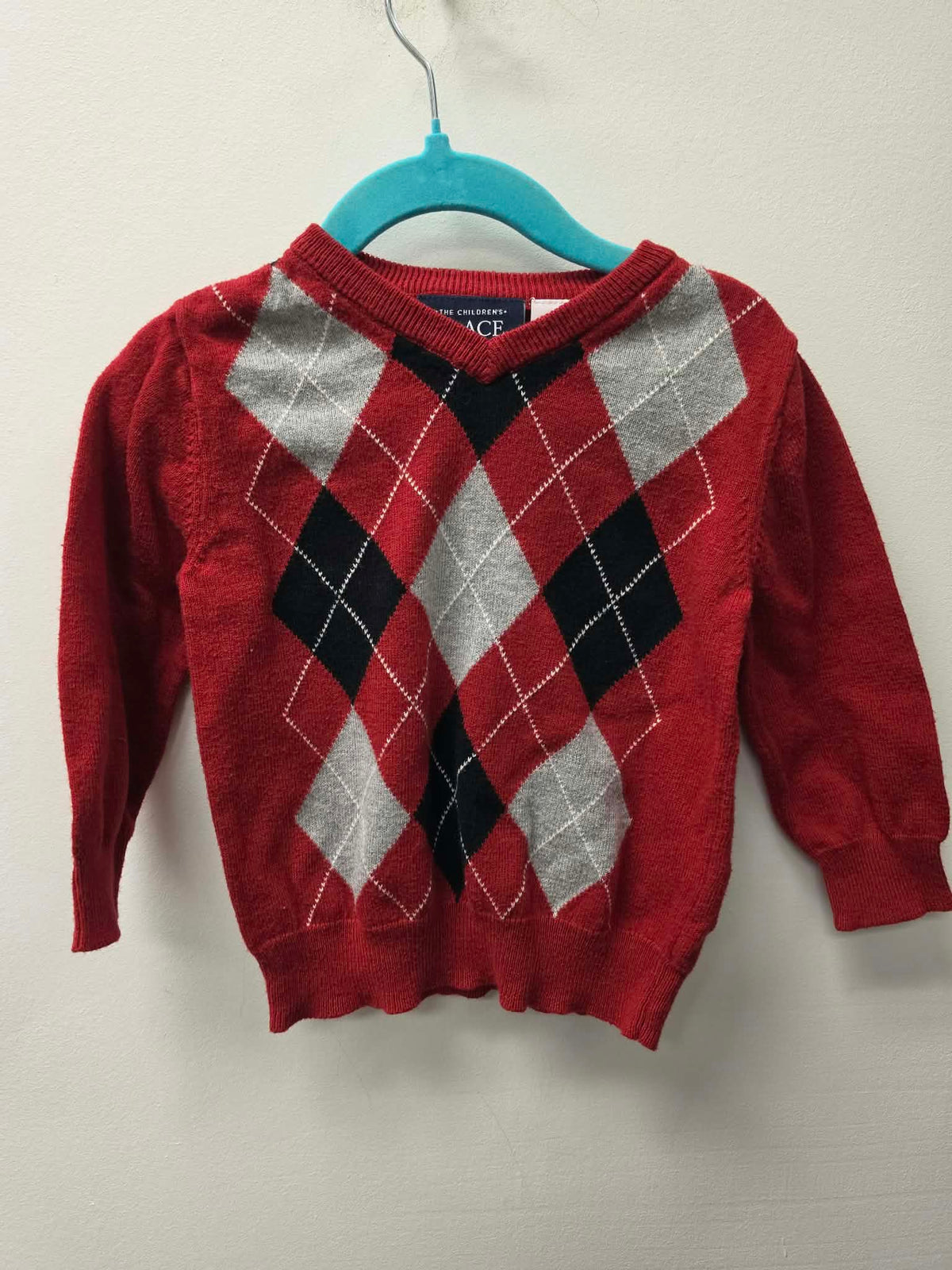 CHILDRENS PLACE RED PULLOVER SIZE 18-24M