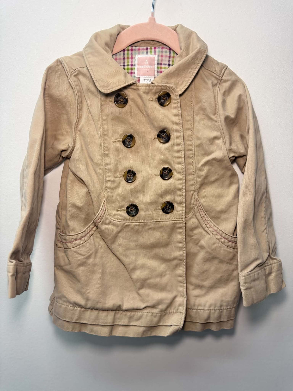 OLD NAVY BROWN COAT SIZE 3T