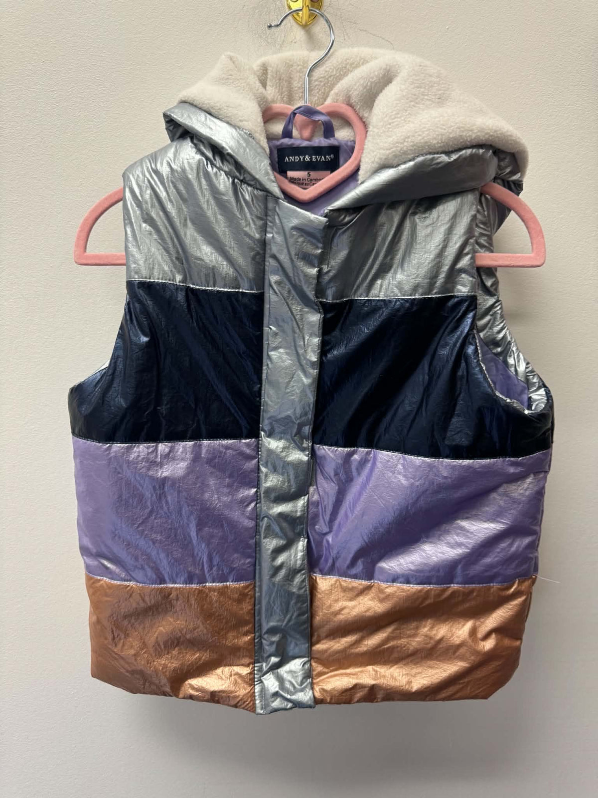 ANDY & EVAN PUFFER VEST SIZE 5