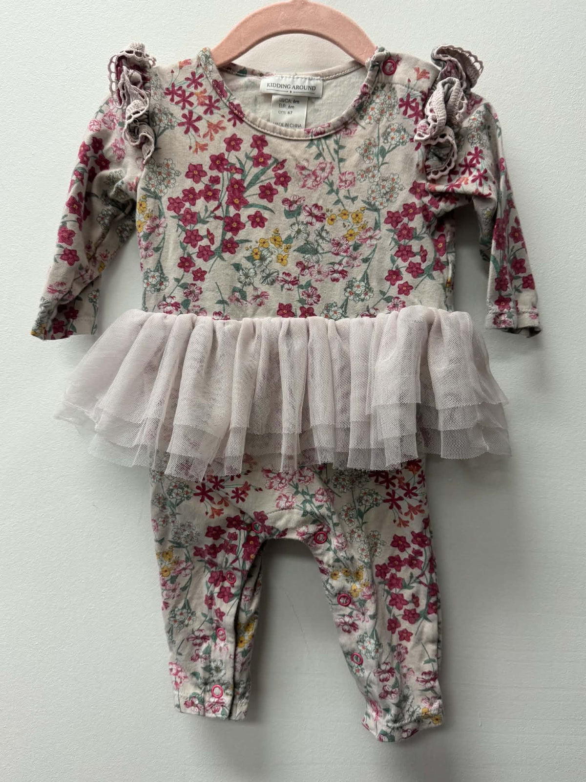 KIDDING AROUND TUTU SLEEPER SIZE 6M