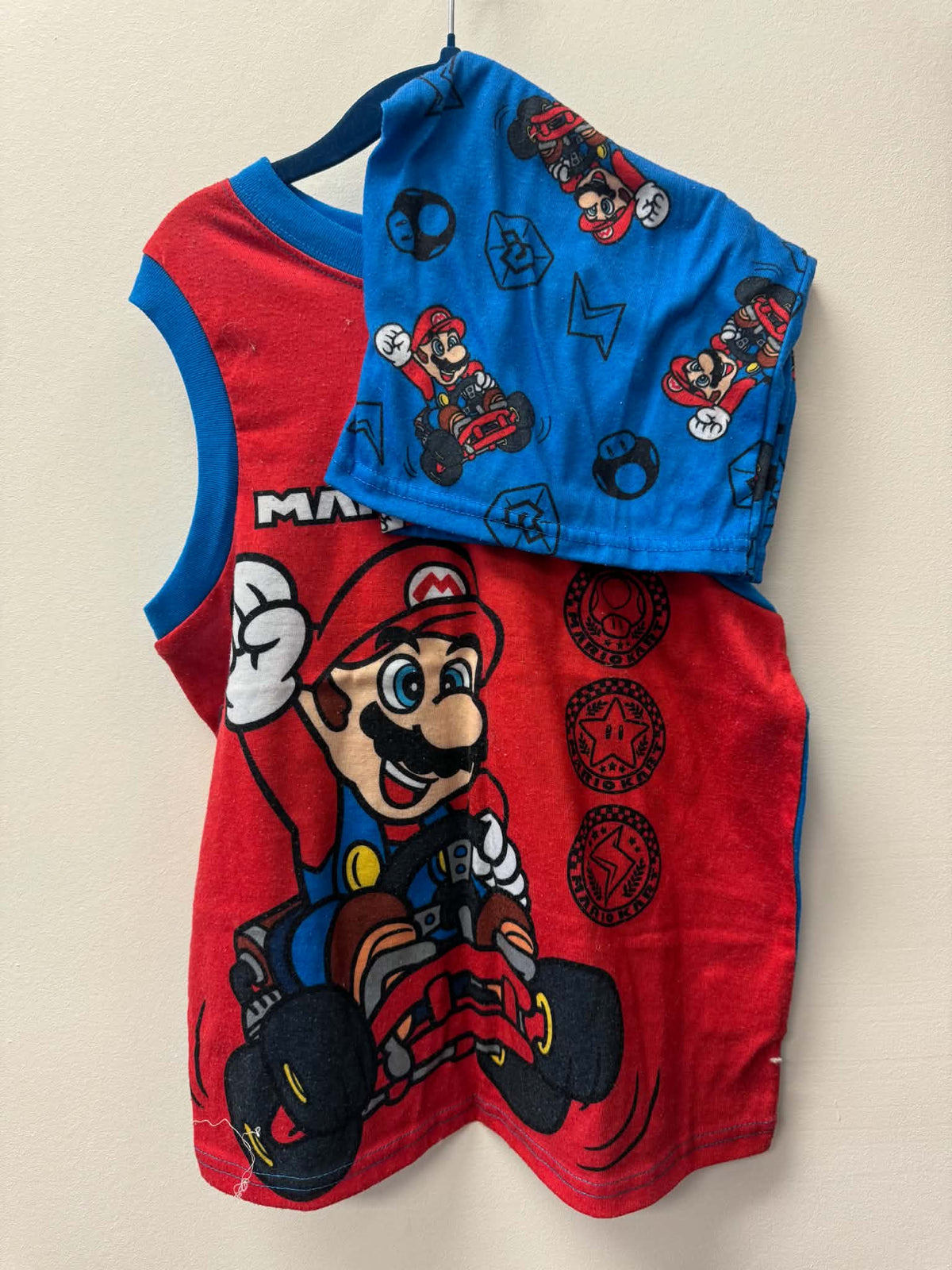 MARIO SHORTS PJ SET SIZE 6