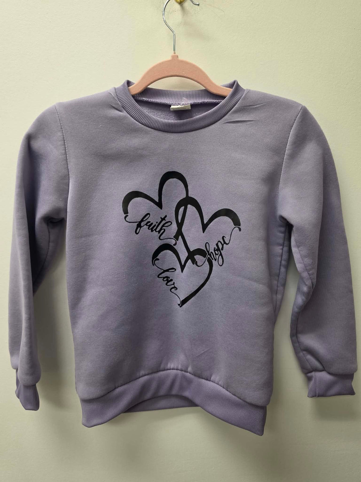 PURPLE HEART CREW SIZE 6-7