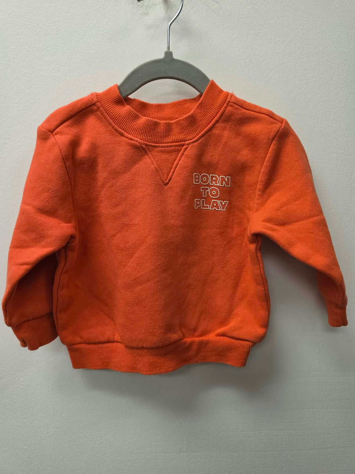 OLD NAVY ORANGE CREW SIZE 12-18M