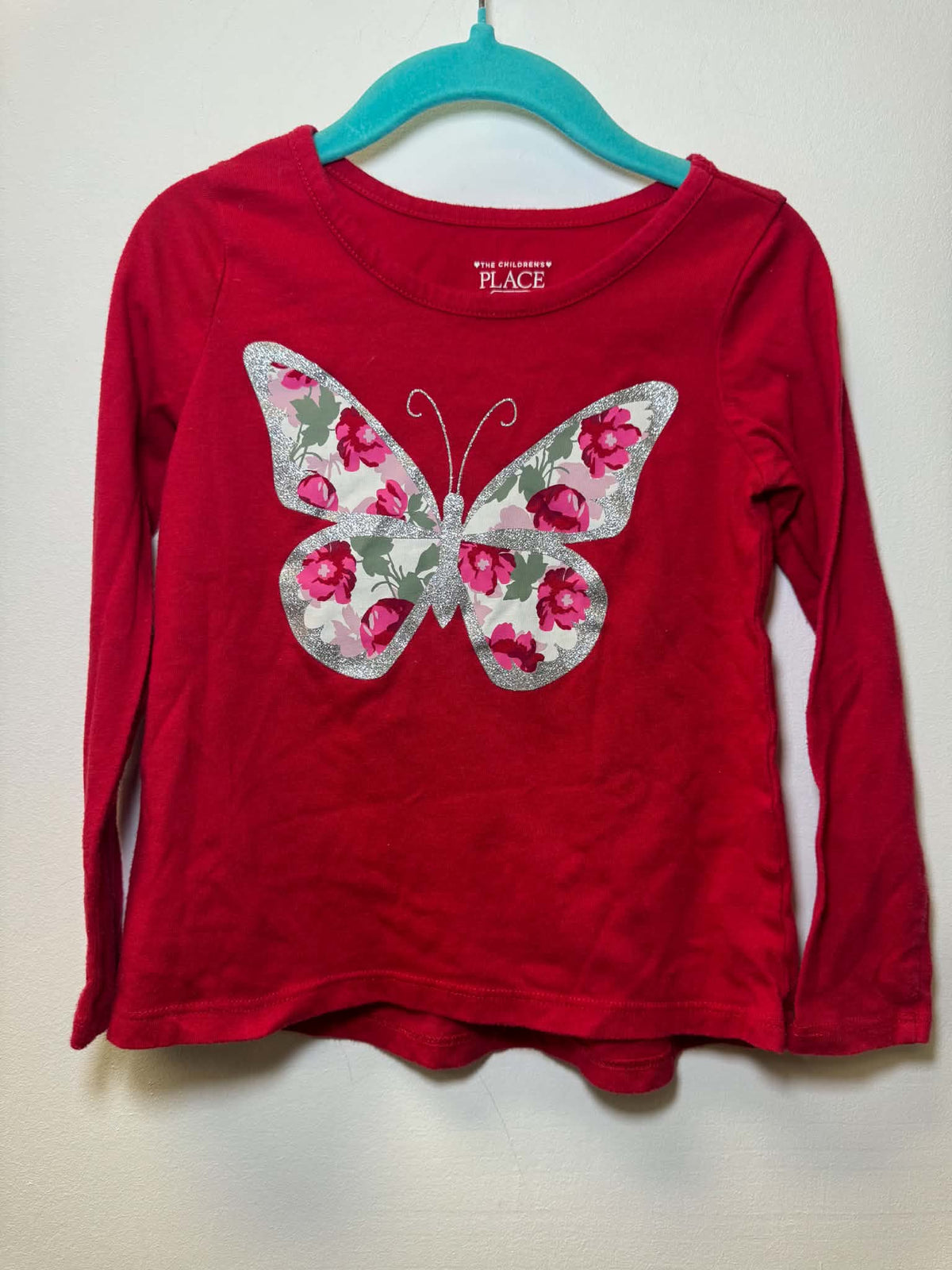 CHILDRENS PLACE BUTTERFLY SHIRT SIZE 3T