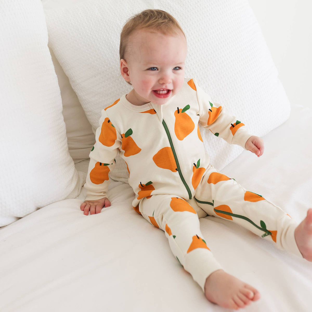 PARADE Signature Print '2-Way' Zip Romper