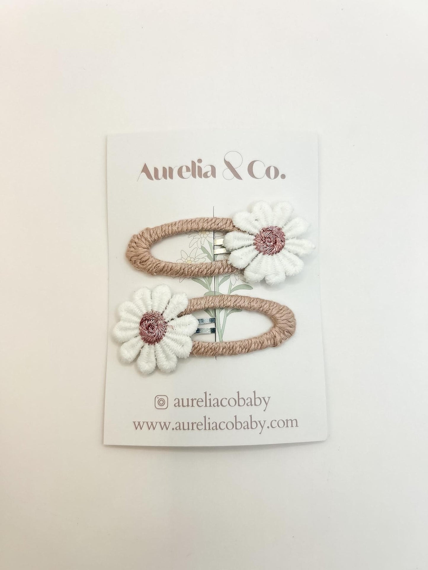 Sunflower Peekaboo Barrettes