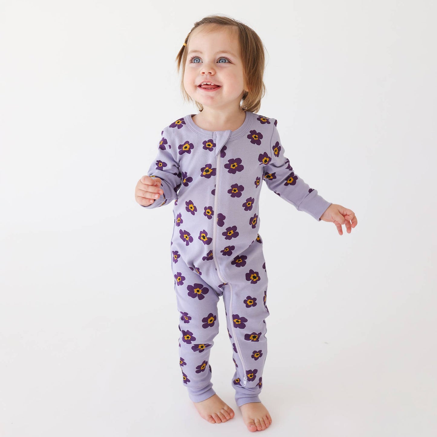 PARADE Signature Print '2-Way' Zip Romper