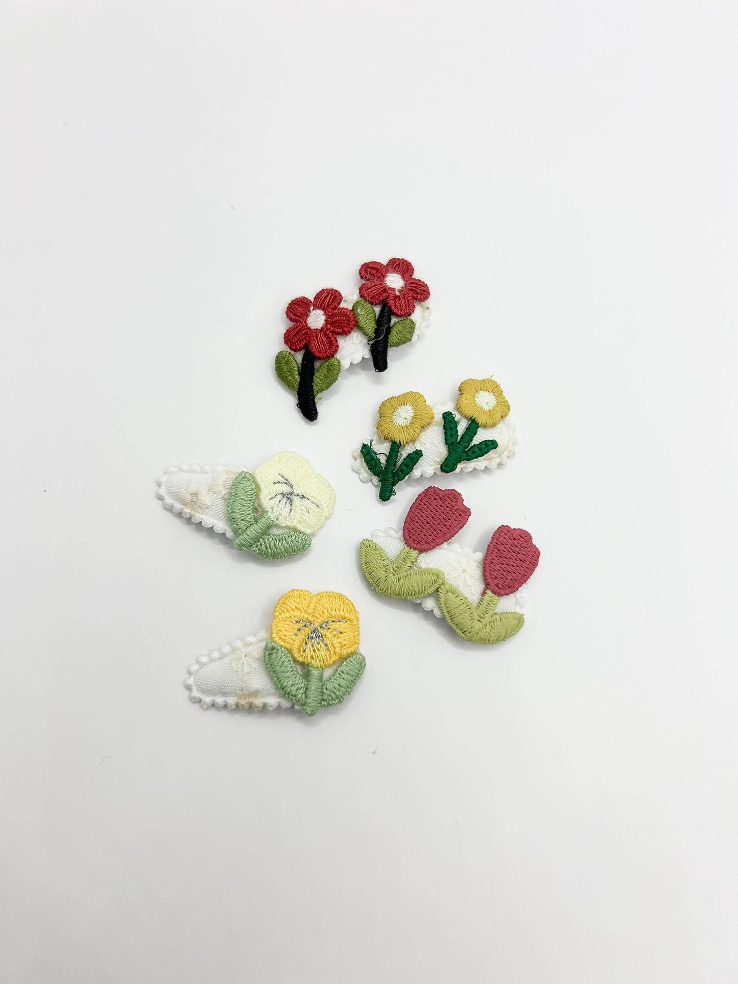 Mini Flower Hair Clips and Barrettes for Babies