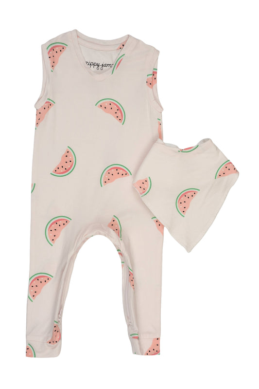 ZippyJamz One in a Melon - Bamboo - Romper