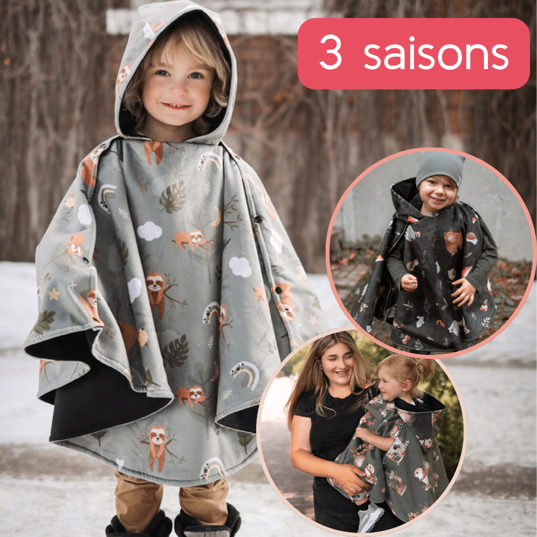 NAULIE MULTI PONCHO CARSEAT COVER, CARSEAT BLANKET ETC