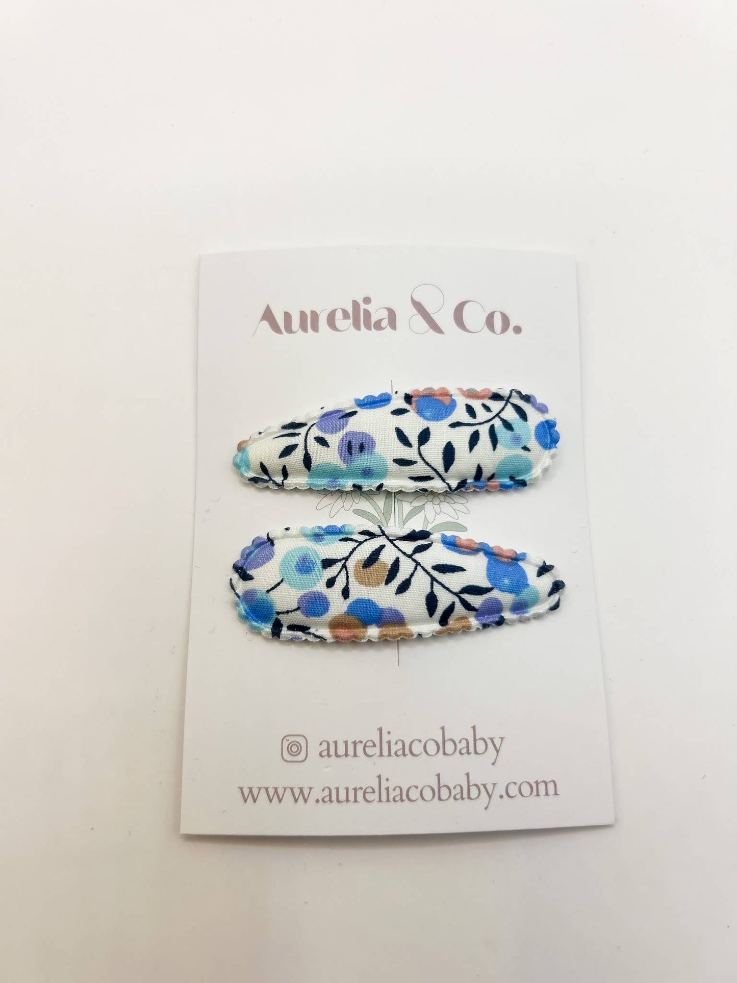 Floral Hair Barrettes for Babies & Kids