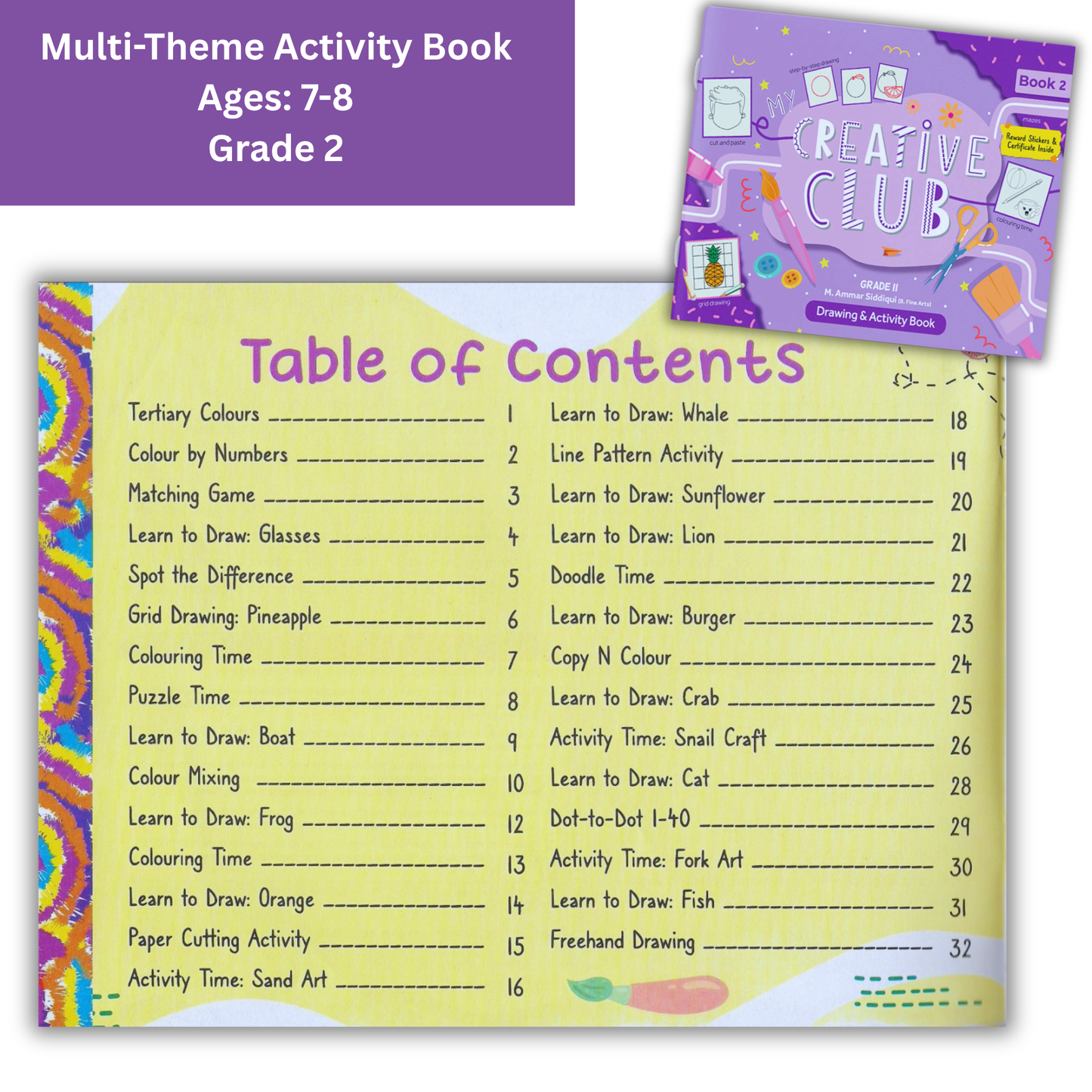 My Creative Club Activity Book GRADE 2