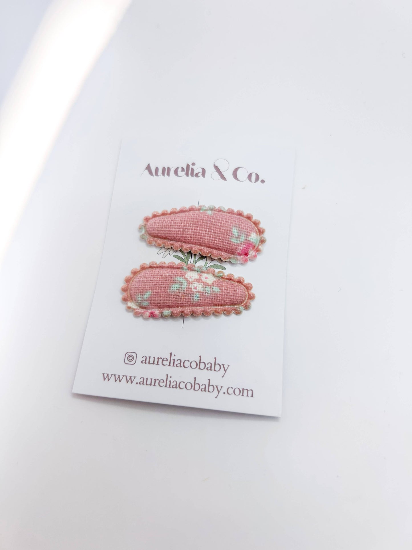 Mini Baby Fabric Hair Barrettes