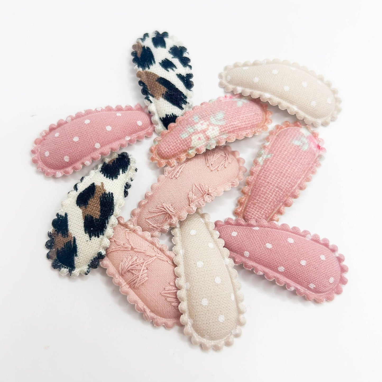 Mini Baby Fabric Hair Barrettes