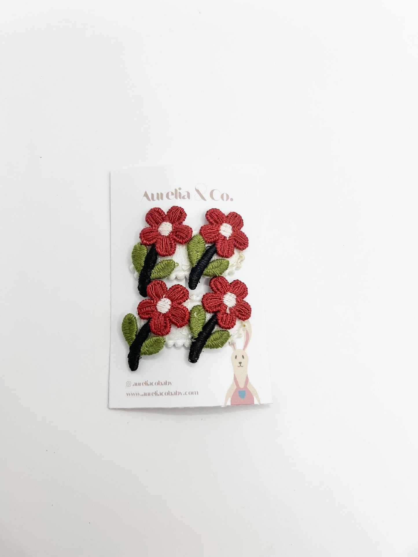 Mini Flower Hair Clips and Barrettes for Babies