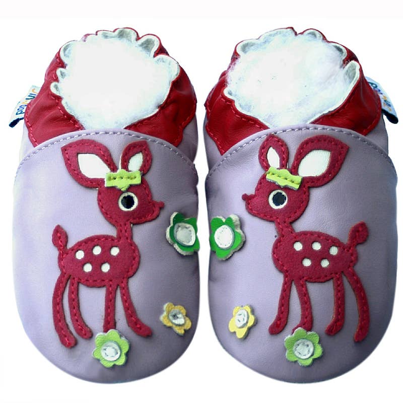 Jinwood Soft Sole toddler Gift Girl Baby Shoe Deerlilac