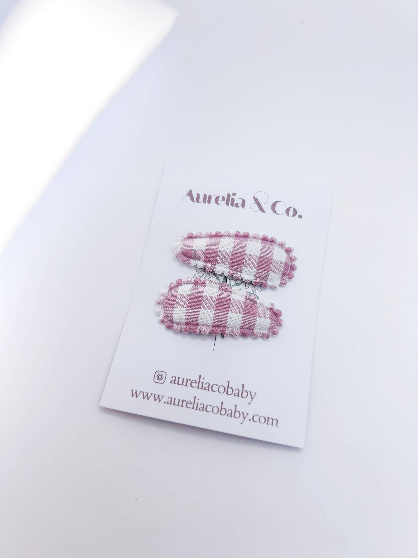 Mini Baby Fabric Hair Barrettes