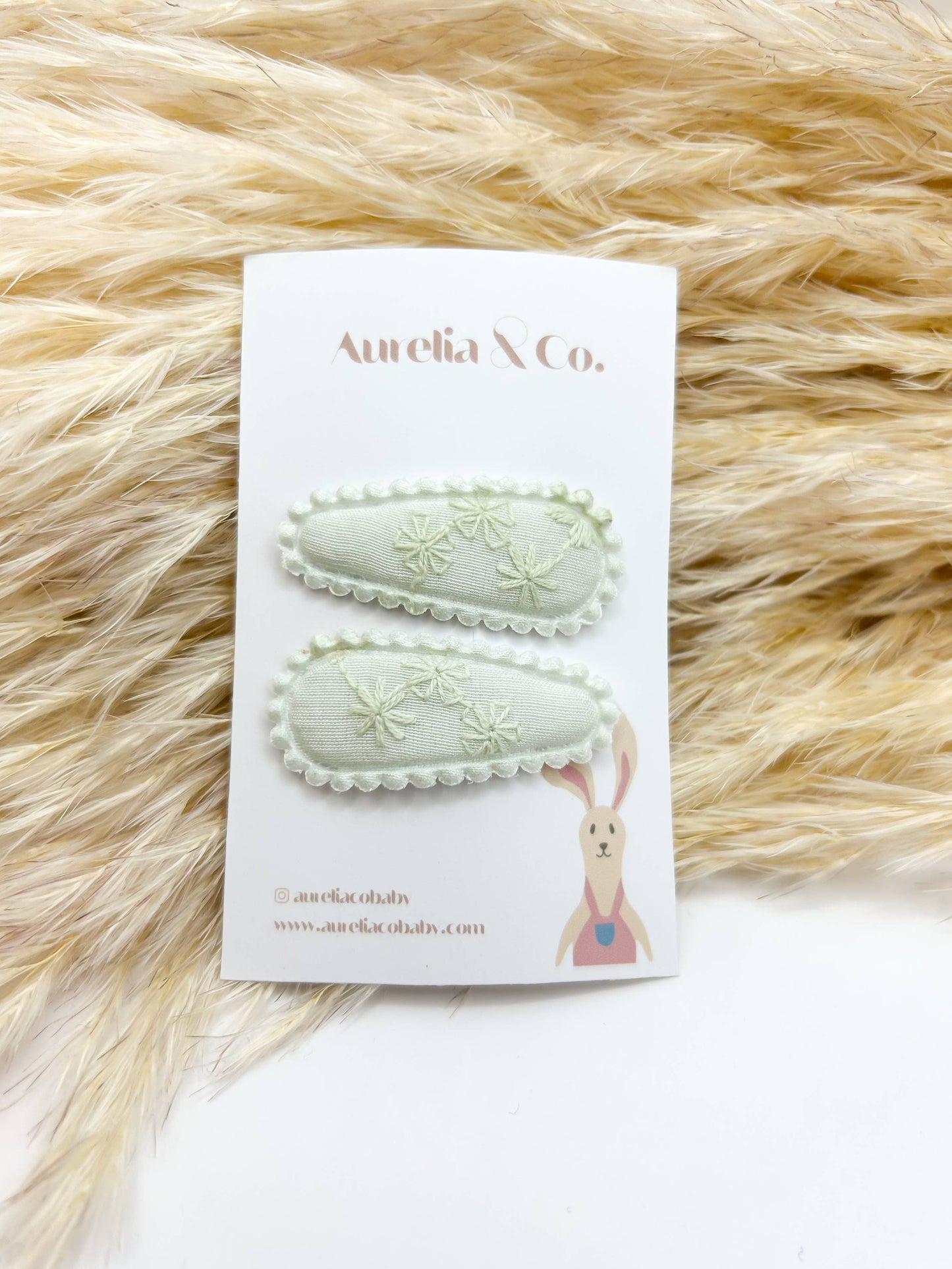 Mini Baby Fabric Hair Barrettes