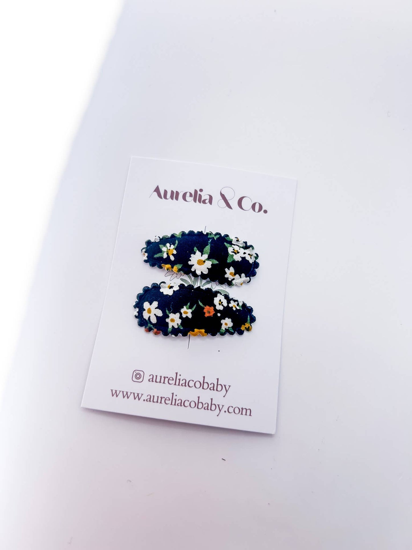 Mini Floral Barrettes
