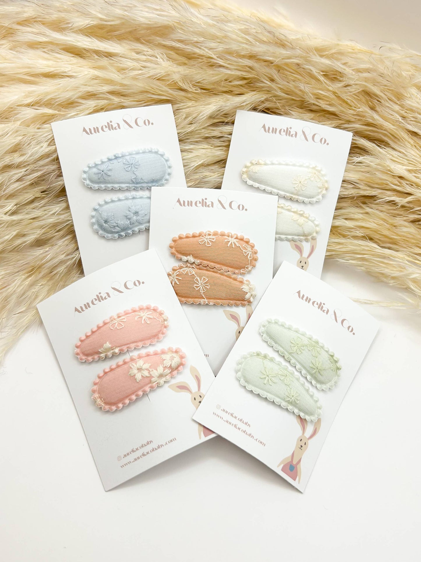 Mini Baby Fabric Hair Barrettes