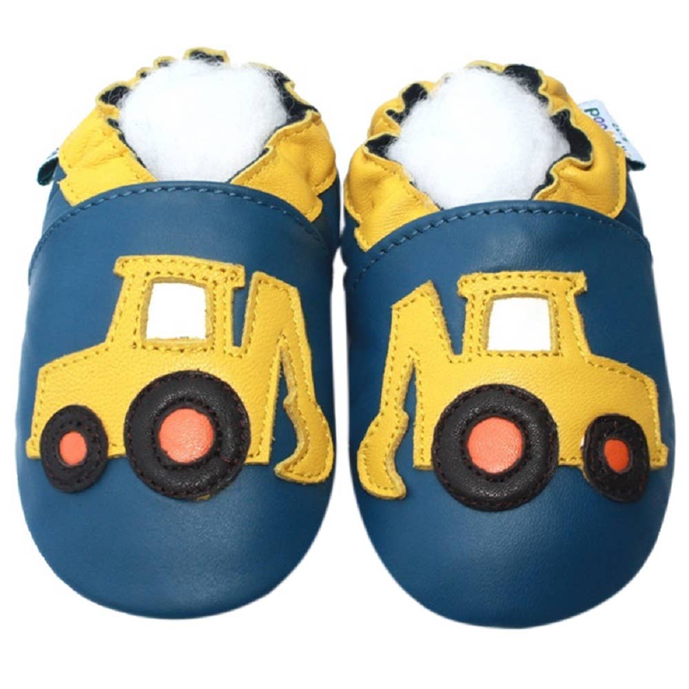 Jinwood baby shoes excavator blue
