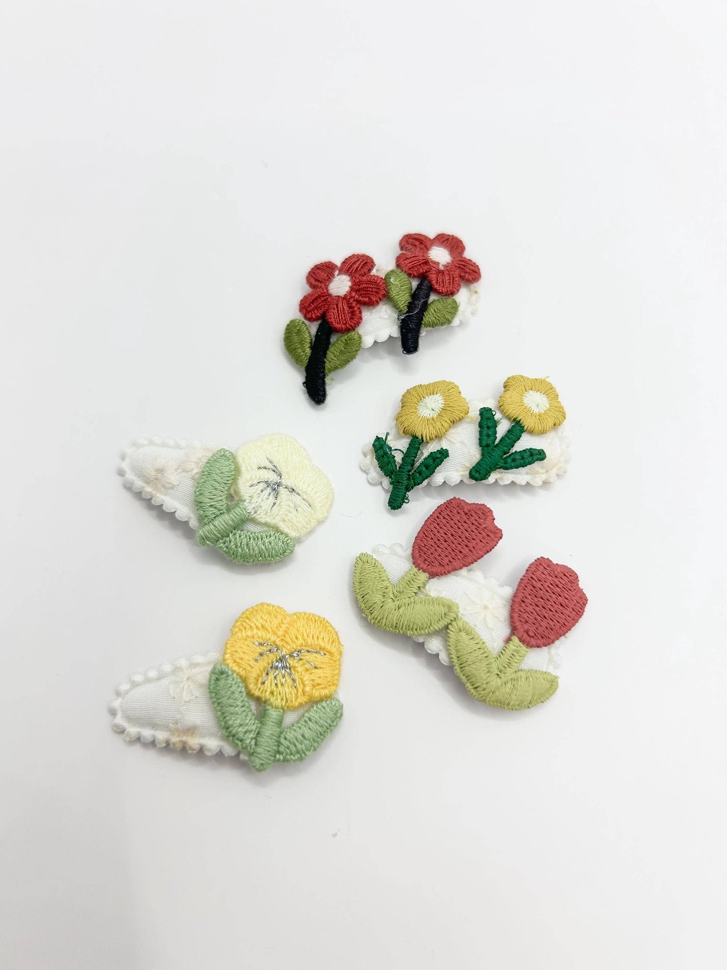 Mini Flower Hair Clips and Barrettes for Babies