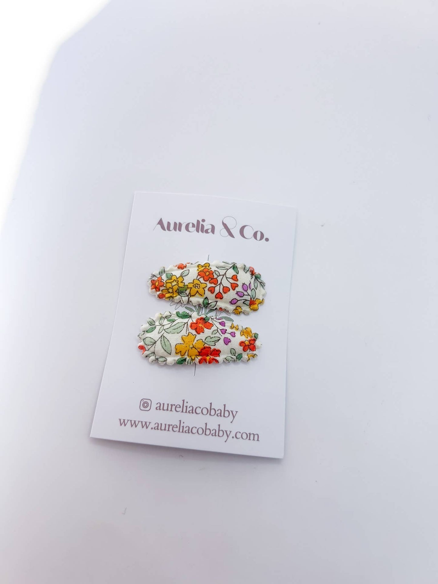 Mini Floral Barrettes