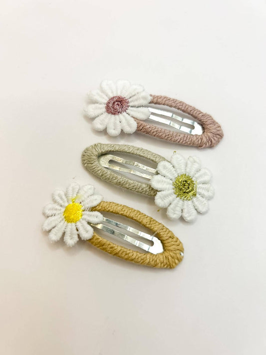 Sunflower Peekaboo Barrettes