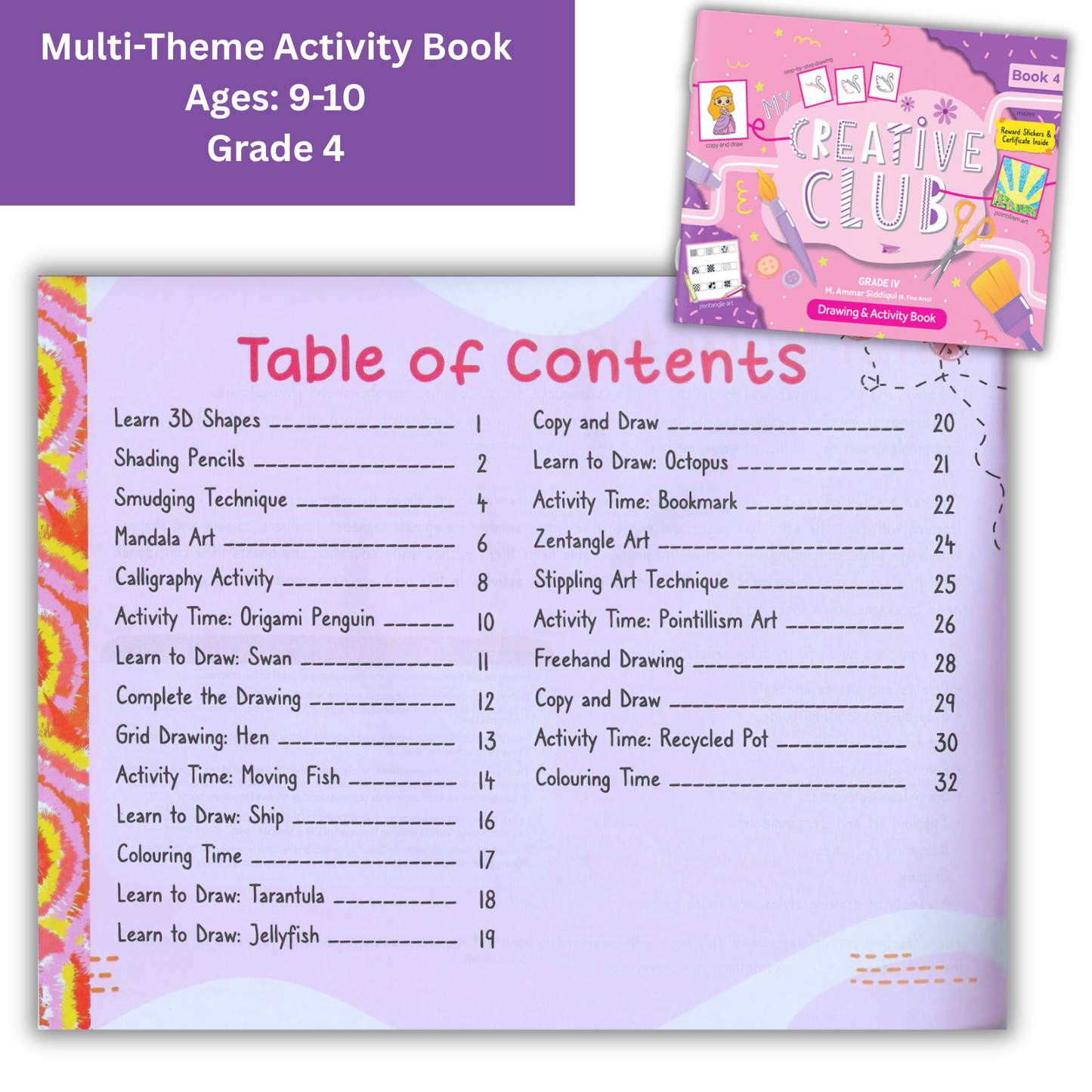 My Creative Club Activity Book GRADE 4