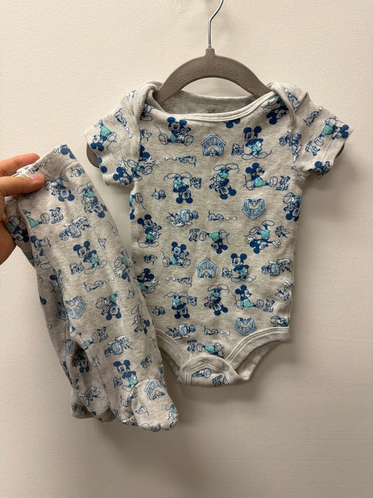 DISNEY 2 PIECE SIZE 3-6M