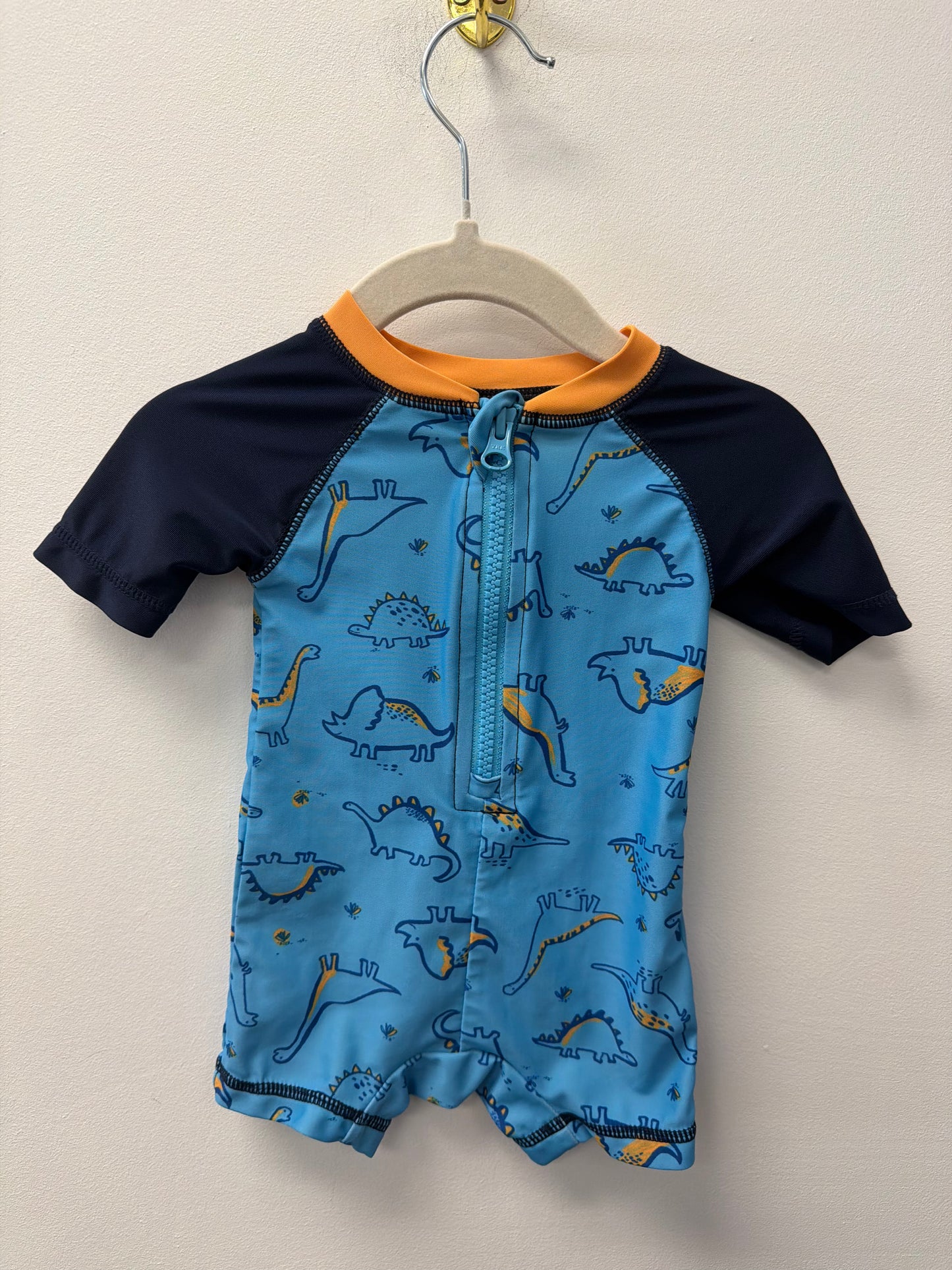 OLD NAVY DINO BATHING SUIT SIZE 0-3M