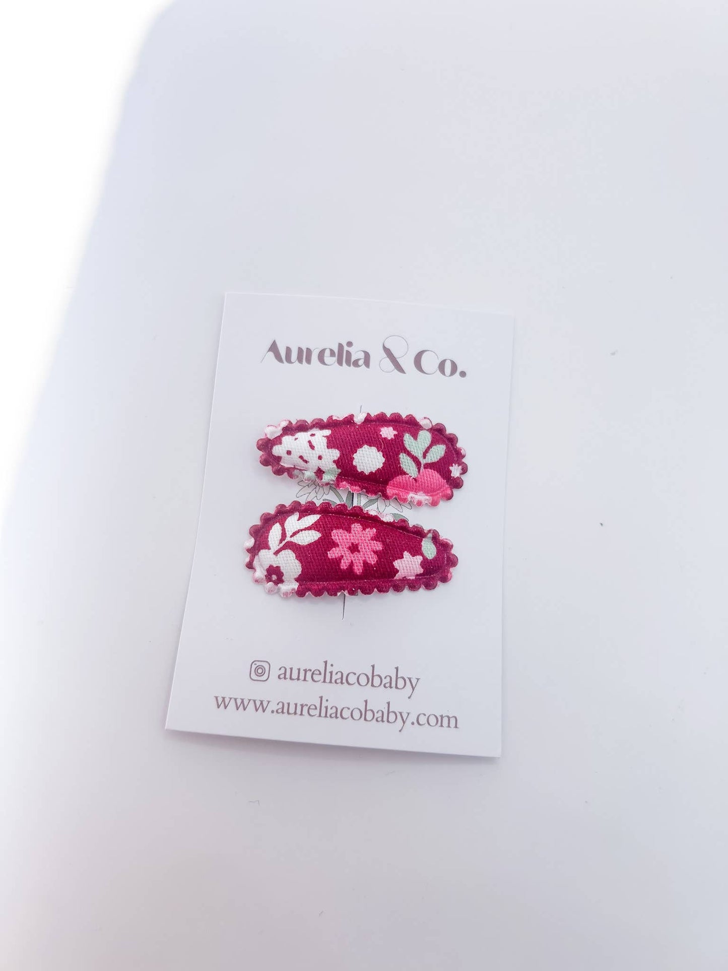Mini Floral Barrettes