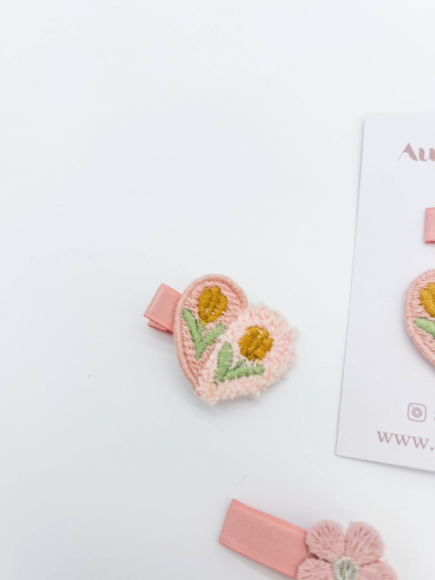 Children's Hair Clip Spring Flower Set