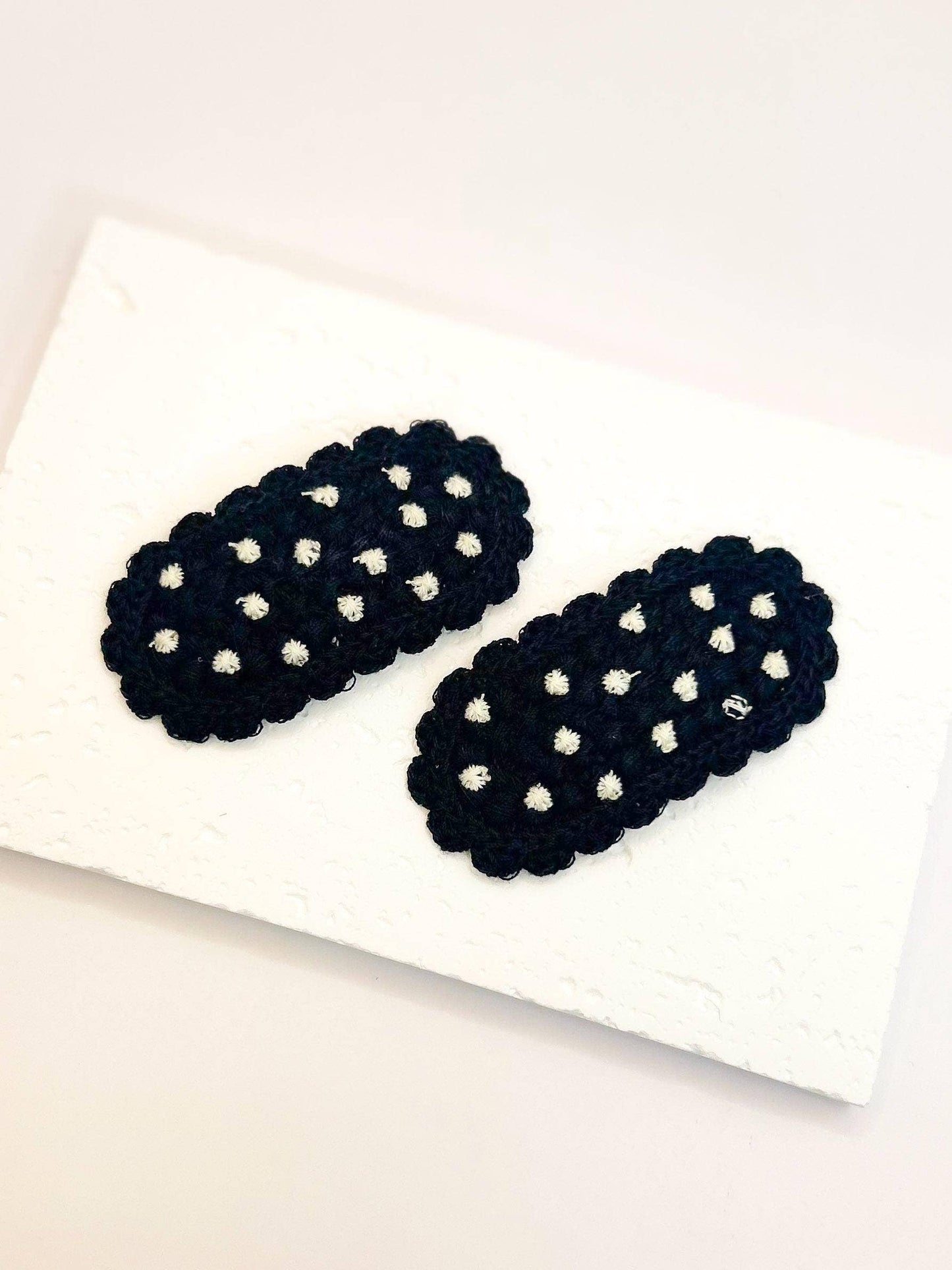 Crochet Hair Barrettes – Colorful & Whimsical Kids' Clips