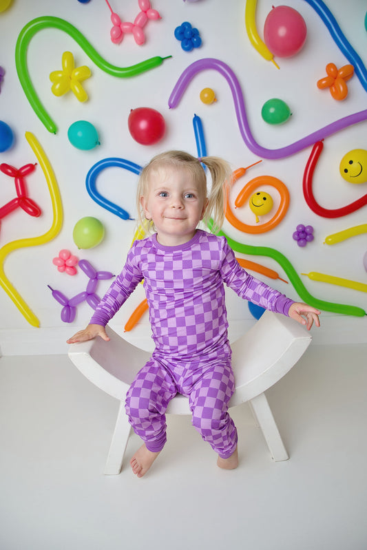 Love&Grace bamboo Bedtime berry two piece pjs