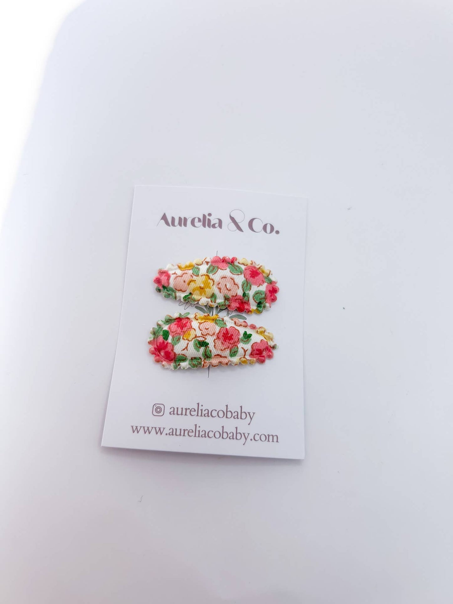 Mini Floral Barrettes