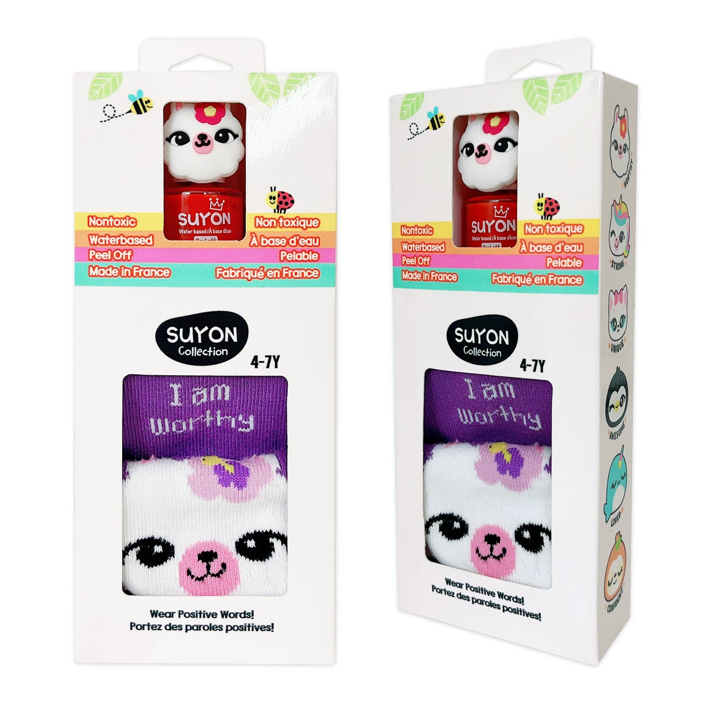 Llama Nail & Socks Gift Set (4-7 years old)