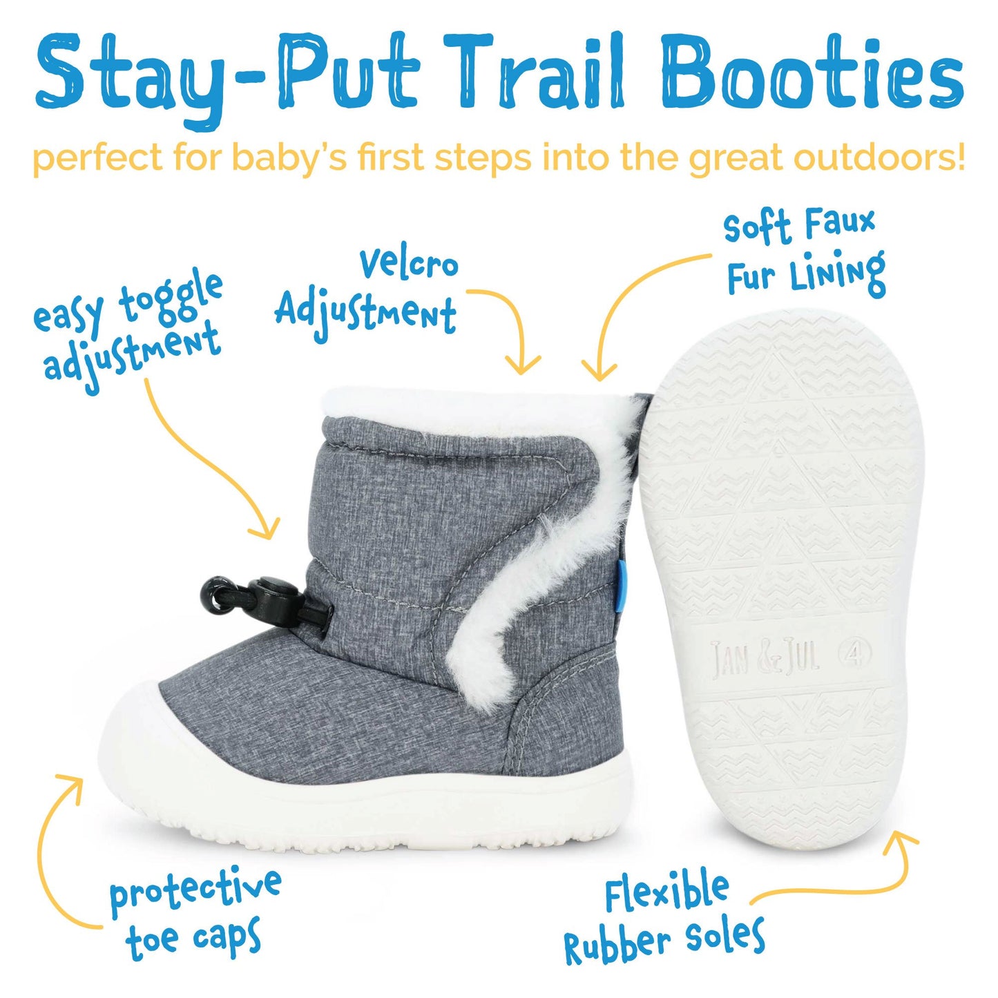 JAN & JUL STAY PUT TRAIL WINTER BOOTS