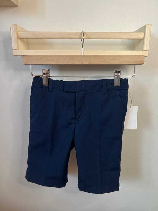 H&M BLUE DRESS SHORTS (NEW) SIZE 6-7