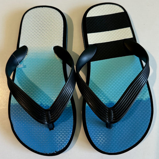 Unknown Brand, Blue Flip-Flop Sandals - Size 11/12T