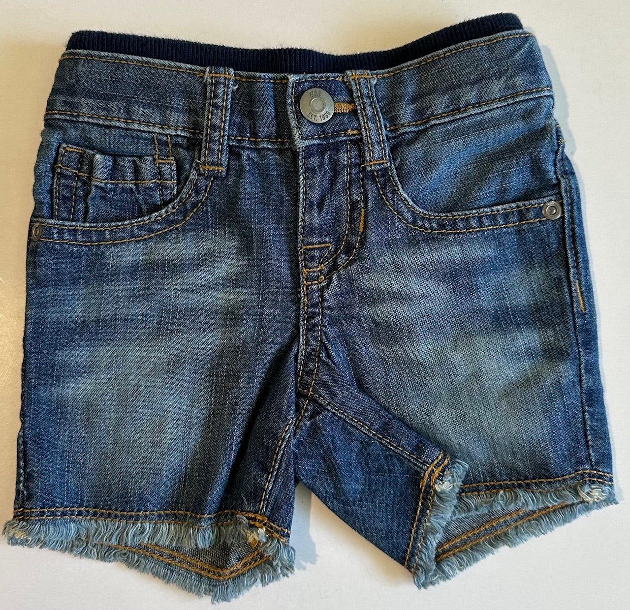 Baby Gap, Denim Cut-Off Shorts - 3-6 Months