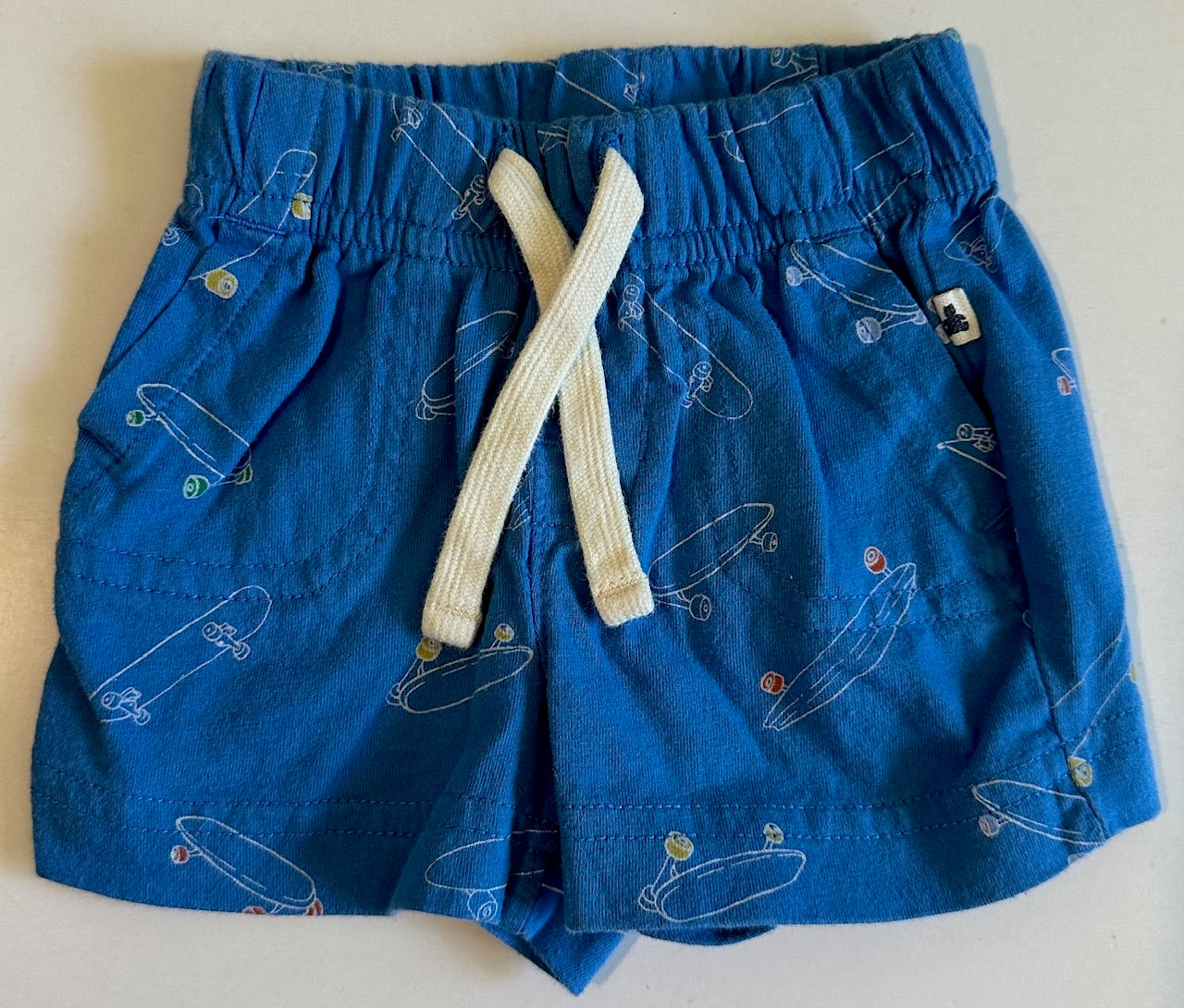 Baby Gap, Blue Skateboard Shorts - 0-3 Months