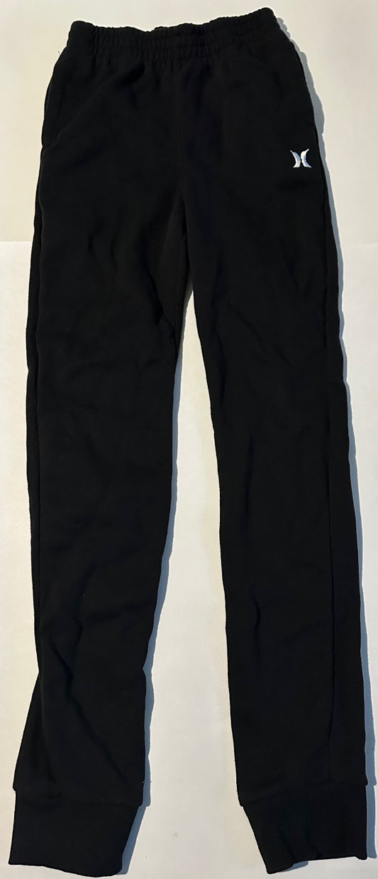 Hurley, Black Sweatpants - Size Large (12-13Y)