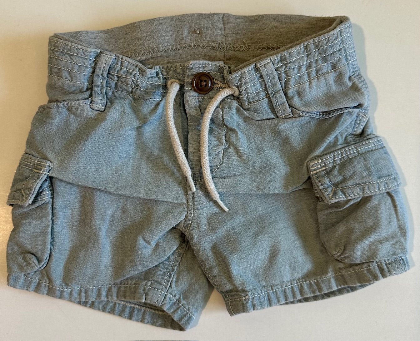 Baby Gap, Light Denim Shorts - 6-12 Months