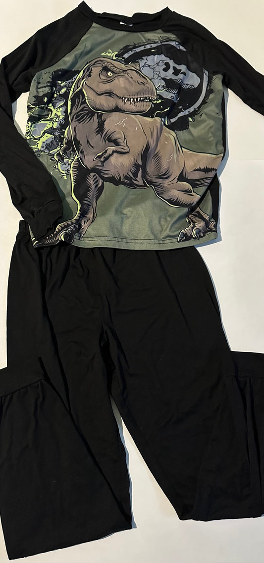 Unknown Brand, Two-Piece Dinosaur Pyjamas - Size Large (10/12)