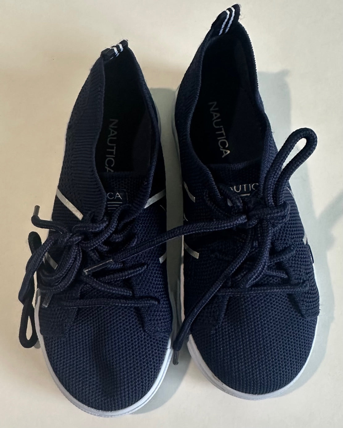 Nautica, Blue Tie-Up Shoes - Size 10T